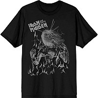 Iron Maiden t-shirt, Est. 1975 Life After Death Flames Black, men´s