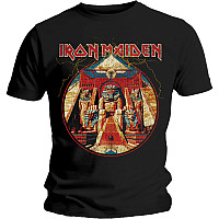 Iron Maiden t-shirt, Powerslave Lightning Circle, men´s