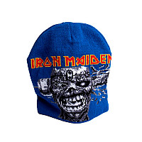 Iron Maiden winter beanie cap, Can I Play With Madness Blue