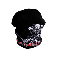 Iron Maiden winter beanie cap, Trooper Black