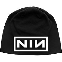 Nine Inch Nails winter beanie cap, Logo White