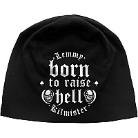 Motorhead winter bavlněný beanie cap, Born To Raise Hell Black