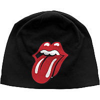 Rolling Stones winter bavlněný beanie cap, Tongue Black