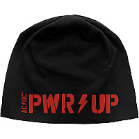 AC/DC winter bavlněný beanie cap, PWR-UP