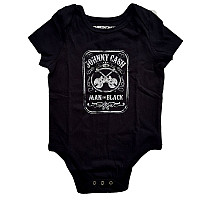 Johnny Cash baby body t-shirt, Man In Black Black, kids