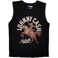 Johnny Cash tank top, Nashville Concert Black, men´s