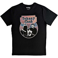 Johnny Cash t-shirt, Walking Guitar & Front On Black, men´s
