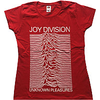 Joy Division t-shirt, Unknown Pleasures Girly Red, ladies