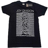 Joy Division t-shirt, Unknown Pleasures White On Black Black, men´s
