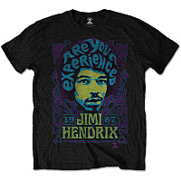 Jimi Hendrix t-shirt, Experienced Black, men´s