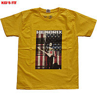 Jimi Hendrix t-shirt, Peace Flag Yellow, kids
