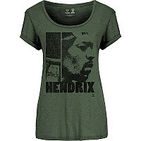 Jimi Hendrix t-shirt, Let Me Live Khaki, ladies