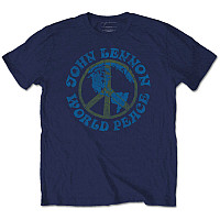 John Lennon t-shirt, World Peace Blue, men´s