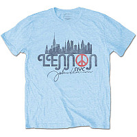 John Lennon t-shirt, NYC Skyline Blue, men´s