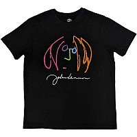 John Lennon t-shirt, Self Portrait Full Colour Black, men´s