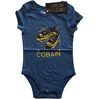 Kurt Cobain baby body t-shirt, Laces Blue, kids