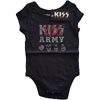 KISS baby body t-shirt, Army Black, kids