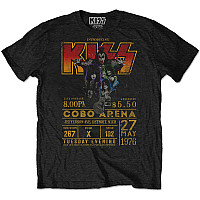 KISS t-shirt, Cobo Arena ´76 Eco-Tee Black, men´s