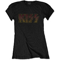 KISS t-shirt, Vintage Classic Logo Black, ladies