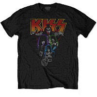 KISS t-shirt, Neon Band Black, men´s