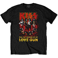 KISS t-shirt, Love Gun Glow Black, men´s