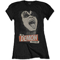 KISS t-shirt, The Demon Rock Black, ladies