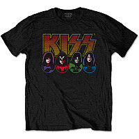 KISS t-shirt, Logo, Faces & Icons Black, men´s