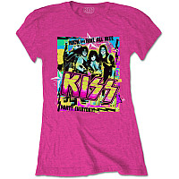 KISS t-shirt, Party Every Day Girly Pink, ladies