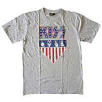 KISS t-shirt, Stars And Stripes Grey, men´s