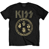 KISS t-shirt, Band Circle Black, men´s
