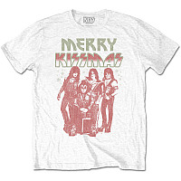 KISS t-shirt, Merry Kissmas White, men´s