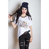 Kings of Leon t-shirt, Flowers Cut-Out Girly, ladies