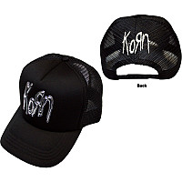 Korn snapback, Sonic Silver Logo Mesh BP Black, unisex