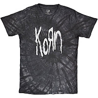 Korn t-shirt, Spider Glitch Wash Black, men´s