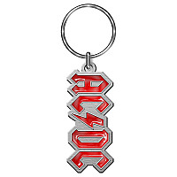 AC/DC keychain, Logo Relief