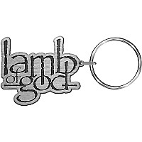 Lamb OF God keychain, Logo Metal