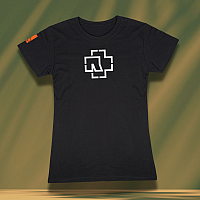 Rammstein t-shirt, Logo Glow BP Black, ladies