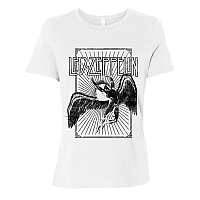 Led Zeppelin t-shirt, Icarus Burst White, ladies