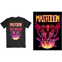 Mastodon t-shirt, Double Brimstone Neon Black, men´s