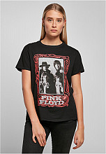Pink Floyd t-shirt, Logo Faces Girly Black, ladies