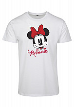 Mickey Mouse t-shirt, Minnie Mouse Girly White, ladies