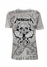 Metallica t-shirt, Pushead Poster All Over, men´s