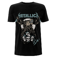 Metallica t-shirt, S&M2 Skulls Black, men´s