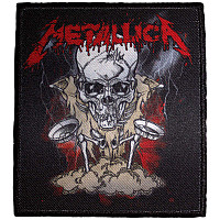 Metallica tkaná nažehlovačka PES 100 x 90 mm, Skeleton Poster