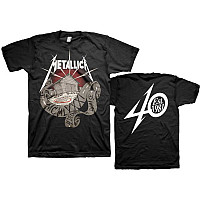 Metallica t-shirt, 40th Anniversary Garage BP Black, men´s