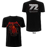 Metallica t-shirt, Skull Screaming Red 72 Seasons BP Black, men´s