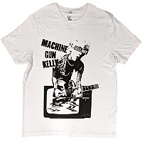 Machine Gun Kelly t-shirt, TV Warp White, men´s