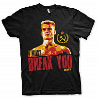 Rocky t-shirt, I Must Break You Black, men´s