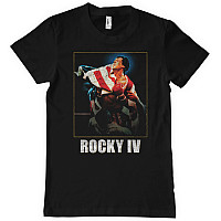 Rocky t-shirt, Rocky IV Washed Cover Black, men´s