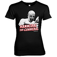 Silence Of The Lambs t-shirt, Hannibal The Cannibal Girly Black, ladies